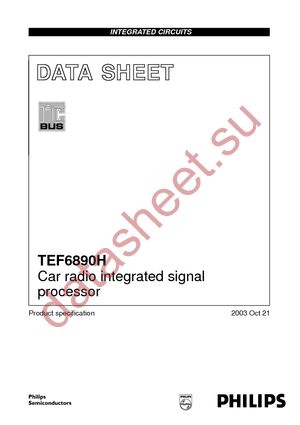 TEF6890H/V2,518 datasheet  
